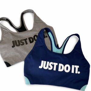 Nike Gray and Blue Sports Bras (set of 2) size XS